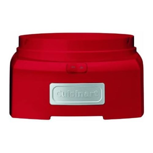  Cuisinart ICE-21RP1 1.5-Quart Frozen Yogurt, Ice Cream and Sorbet Maker, Double Insulated Freezer Bowl elminates the need for Ice and Makes Frozen Treats in 20 Minutes or Less, Red