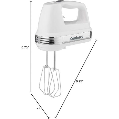  Cuisinart HM-50 Power Advantage 5-Speed Hand Mixer, White