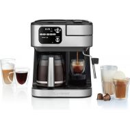 Cuisinart Coffee Maker Barista System, Coffee Center 4-In-1 Coffee Machine, Single-Serve Coffee, Espresso & Nespresso Capsule Compatible, 12-Cup Carafe, Black, SS-4N1