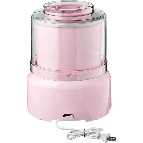  Cuisinart ICE-21PKP1 Frozen Yogurt - Ice Cream & Sorbet Maker, Pink, 1.5 Quart