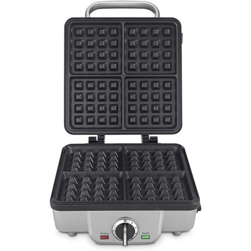  Cuisinart WAF-300 Belgian Waffle Maker with Pancake Plates (Renewed)