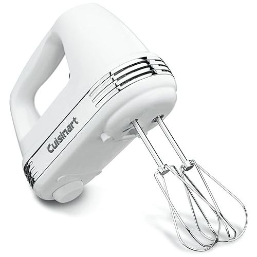  Cuisinart HM-90S Power Advantage Plus 9-Speed Handheld Mixer with Storage Case, White