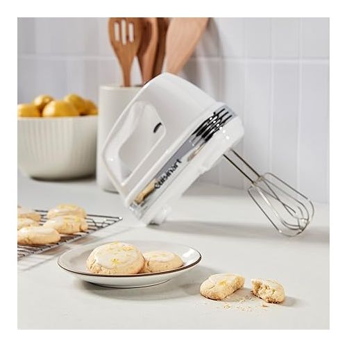  Cuisinart HM-90S Power Advantage Plus 9-Speed Handheld Mixer with Storage Case, White