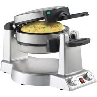 Cuisinart Breakfast Express Flip 1 Side Belgian Waffle & 1 Side Omelet Maker, Stainless Steel WAF-B50