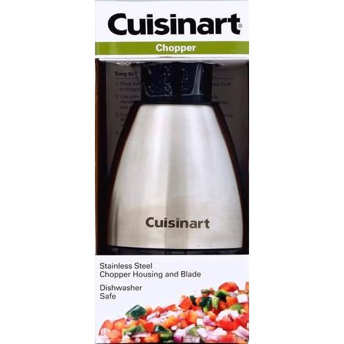  Cuisinart Chopper, Stainless Steel/Black, CTG-00-SCHP, 8.2