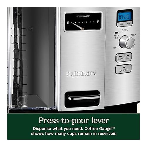  Cuisinart Coffee Maker, 12 Cup Programmable Drip, DCC-3000P1, Black