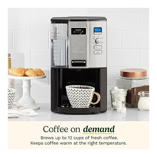  Cuisinart Coffee Maker, 12 Cup Programmable Drip, DCC-3000P1, Black