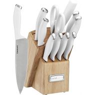 Cusinart Block Knife Set, 12pc Cutlery Knife Set with Steel Blades for Precise Cutting, Lightweight, Stainless Steel, Durable & Dishwasher Safe, C77SSW-12P