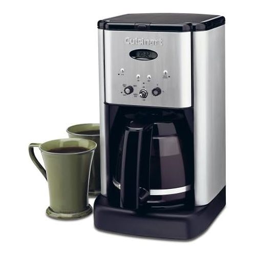  Cuisinart DCC-1200P1 Brew Central 12-Cup Programmable Coffeemaker Coffee Maker, Carafe, Brushed Chrome