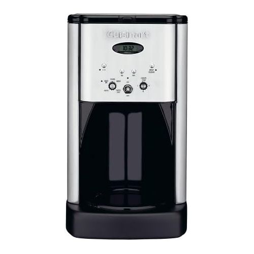  Cuisinart DCC-1200P1 Brew Central 12-Cup Programmable Coffeemaker Coffee Maker, Carafe, Brushed Chrome