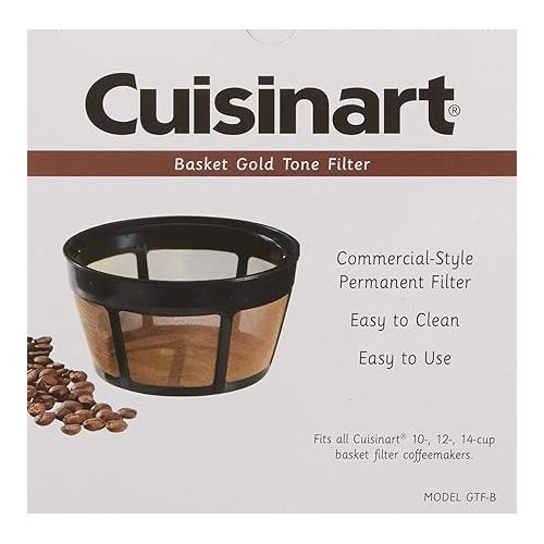  Cuisinart GTF-B Gold Tone Coffee Filter, Basket, Burr Mill