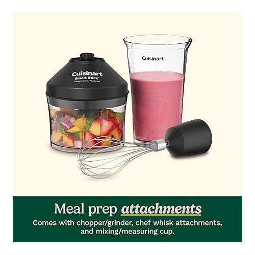  Cuisinart CSB-179 Smart Stick Variable Speed Hand Blender, Stainless Steel