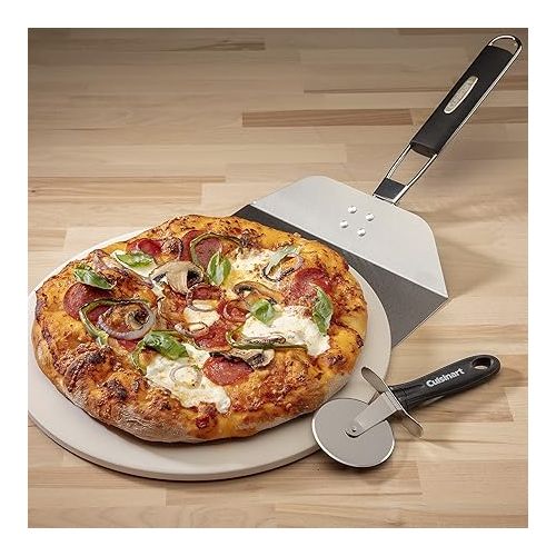  Cuisinart CPS-445, 3-Piece Pizza Grilling Set, Stainless Steel