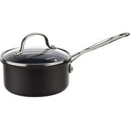 Cuisinart 1-Quart Saucepan, Chef's Classic Nonstick Hard Anodized Saucepan w/Cover, 619-14