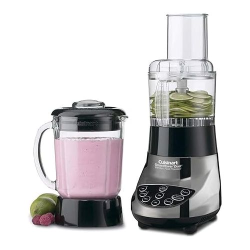  Cuisinart BFP-703BC Smart Power Duet Blender/Food Processor, Brushed Chrome, 3 cup, count of 6