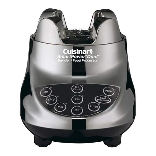  Cuisinart BFP-703BC Smart Power Duet Blender/Food Processor, Brushed Chrome, 3 cup, count of 6