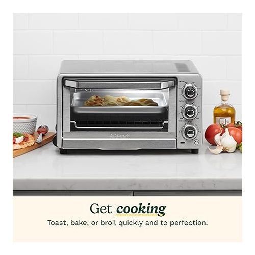  Cuisinart TOB-40N Custom Classic Toaster Oven Broiler, 17 Inch, Black