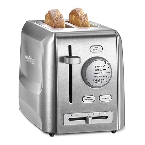  Cuisinart CPT-620 2-Slice Custom Select Toaster, Stainless Steel