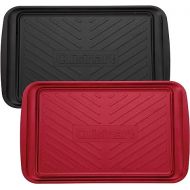 Cuisinart CPK-200 Grilling Prep and Serve Trays, Black and Red Large 17 x 10. 5