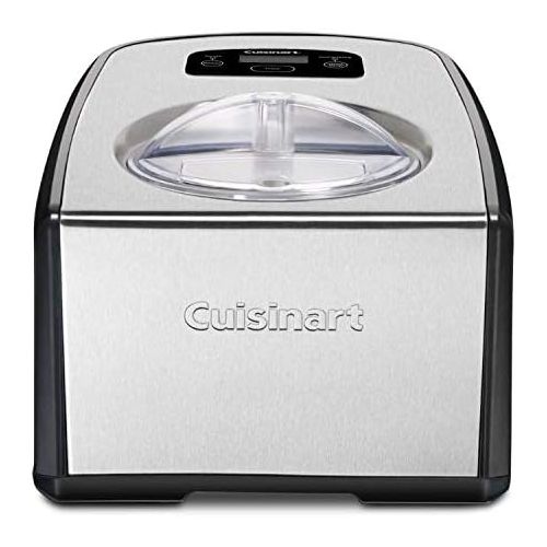  Cuisinart ICE-100 Compressor Ice Cream and Gelato Maker Bundle with Ice Cream Homemade Ice Cream and Dessert Book (2 Items)