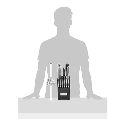  Cuisinart C77SS-13P 13-pc. Graphix Collection Block Set, Stainless Steel