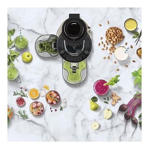  Cuisinart CSJ-300 Easy Clean Slow Juicer, Black and Grey