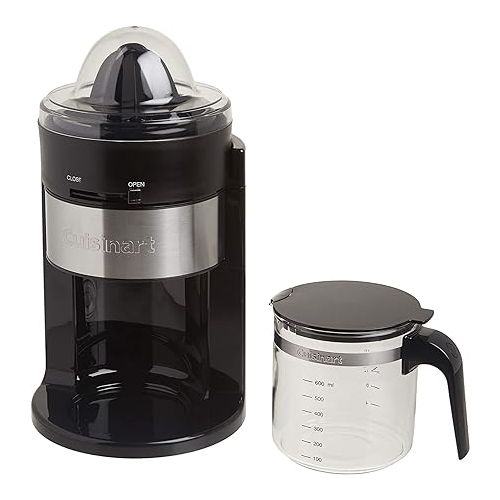  Cuisinart Citrus Juicer with Carafe, CCJ-900P1, Black/Silver, 24 Ounce