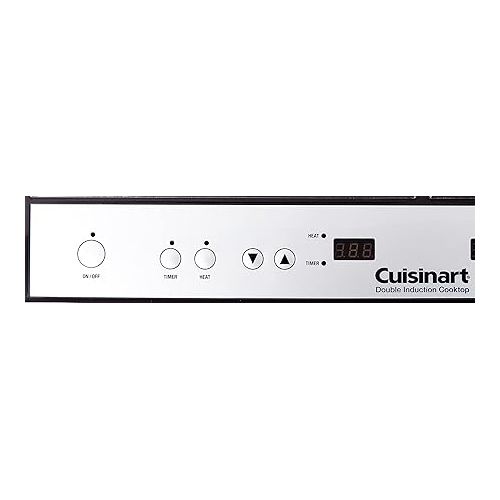  Cuisinart ICT-60 Double Induction Cooktop, Black