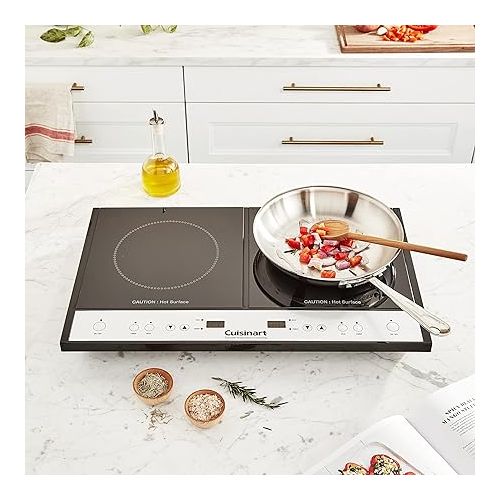  Cuisinart ICT-60 Double Induction Cooktop, Black