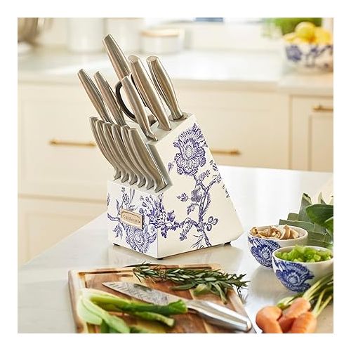  Cuisinart 15pc Caskata Collection™ Stainless Steel Hollow Handle Cutlery Block Set, C77SS-15PKCA