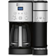 Cuisinart Single Serve + 12 Cup Coffee Maker, Offers 3-Sizes: 6-Ounces, 8-Ounces and 10-Ounces, Stainless Steel, SS-15P1