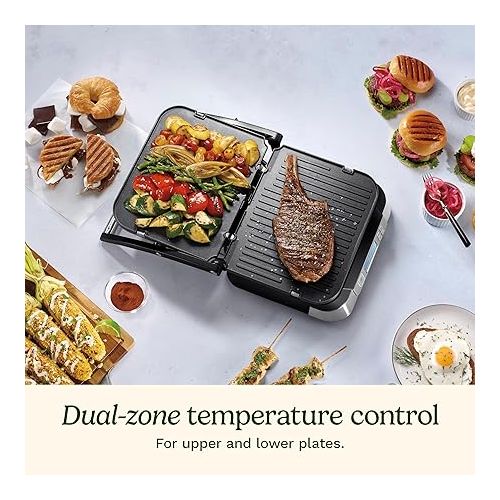  Cuisinart GR-6S Contact Griddler with Smoke-Less Mode