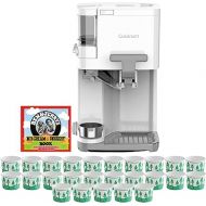 Cuisinart ICE-48 Soft Serve Ice Cream Maker - Create Delicious Desserts Fast - 1.5 Quart Capacity (White) Ice Cream Machine for Homemade Treats Bundle with Paper Cups and Recipes Book (3 Items)