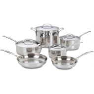 Cuisinart 77-10P1 10-Piece Chef's-Classic-Stainless Collection, Cookware Set