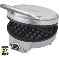 Cuisinart WAF-200 4-Slice Belgian Waffle Maker Stainless Steel Bundle with 1 YR CPS Enhanced Protection Pack