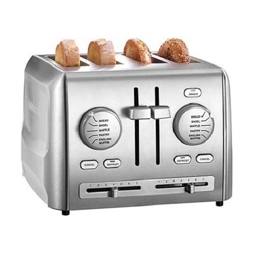  Cuisinart CPT-640P1 4-Slice Custom Select Toaster, Stainless Steel