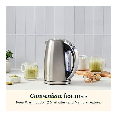  Cuisinart Waffle Maker with Pancake Plates & Cordless Electric Kettle with 6 Heat Settings