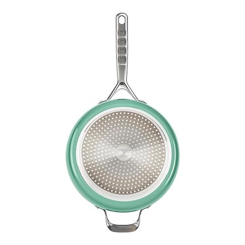  Cuisinart Culinary Collection 12-Piece Pots and Pans Set, PURELYCERAMIC Nonstick, Teal