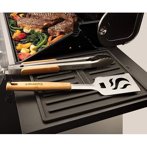  Cuisinart CTM-820 Silicone Tool, Black Grill Mat