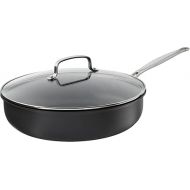 Cuisinart 12-Inch Deep Fry Pan w/Cover, Chef's Classic Nonstick Hard Anodized Collection, 622-30DFP1