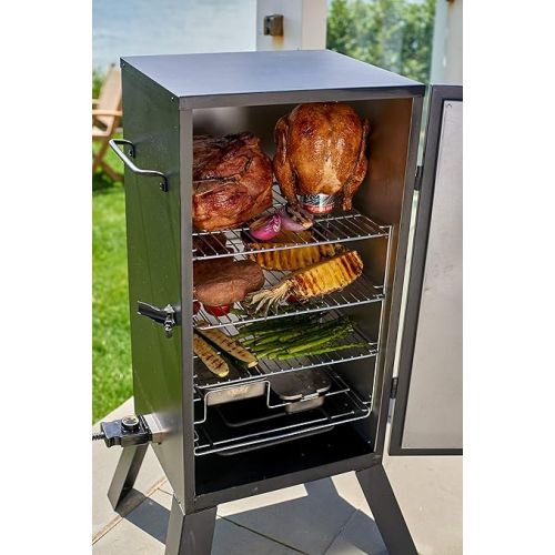  Cuisinart COS-330 Vertical Electric Smoker, Three Removable Smoking Shelves, 30