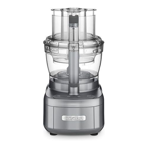  Cuisinart FP-11GMP1 Elemental 11 Cup Food Processor, Gunmetal Bundle with 2 YR CPS Enhanced Protection Pack