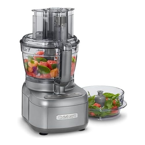  Cuisinart FP-11GMP1 Elemental 11 Cup Food Processor, Gunmetal Bundle with 2 YR CPS Enhanced Protection Pack