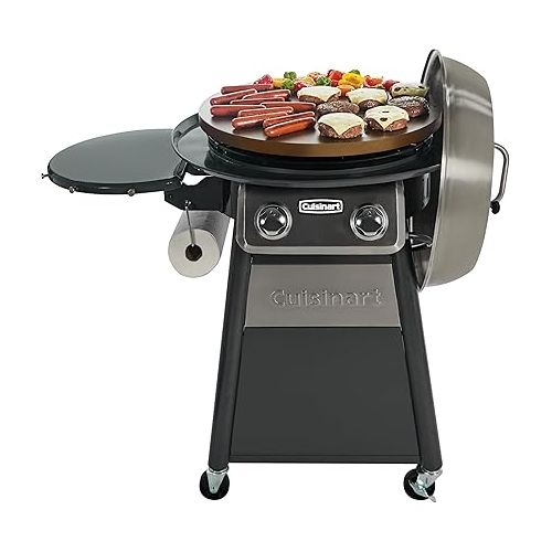  Cuisinart CGG-888 Outdoor Stainless Steel Lid, 360° Griddle Cooking Center