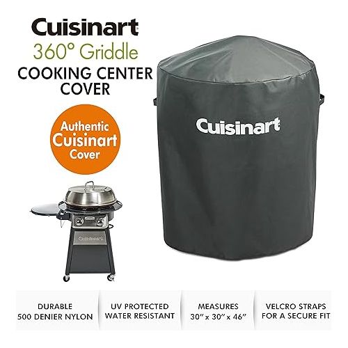  Cuisinart CGWM-003 360° Griddle Cooking Center Cover, Black