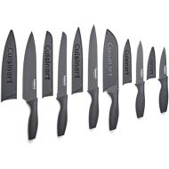 Cuisinart Advantage Color Collection 12-Piece Knife Set with Blade Guards, Matte Black