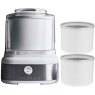 Cuisinart Ice 22 Ice Cream Maker with Two Insulated Freezer Bowls and Recipe Book