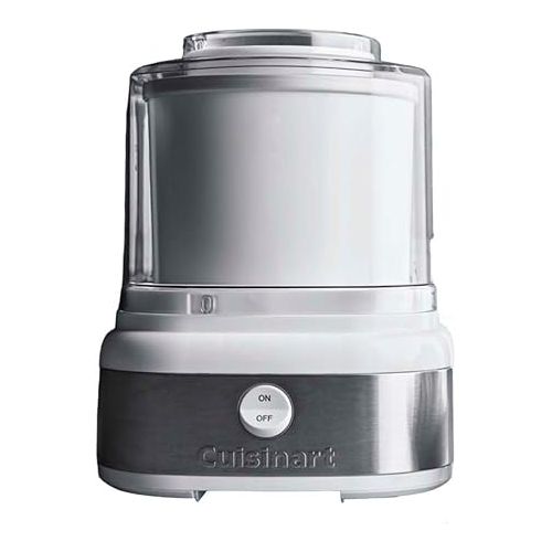  Cuisinart Ice 22 Ice Cream Maker with Two Insulated Freezer Bowls and Recipe Book