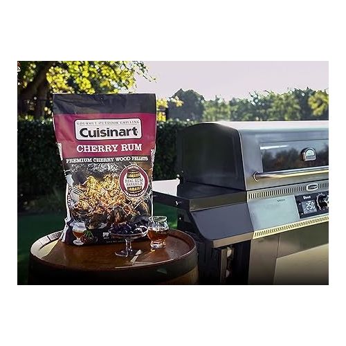  Cuisinart Premium Cherry Rum BBQ Smoking Pellets - 20 lb Bag