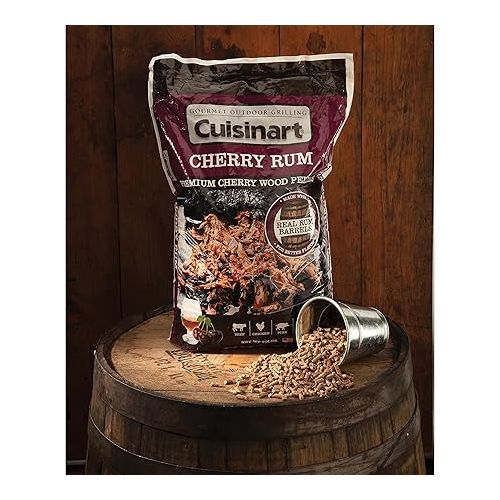  Cuisinart Premium Cherry Rum BBQ Smoking Pellets - 20 lb Bag